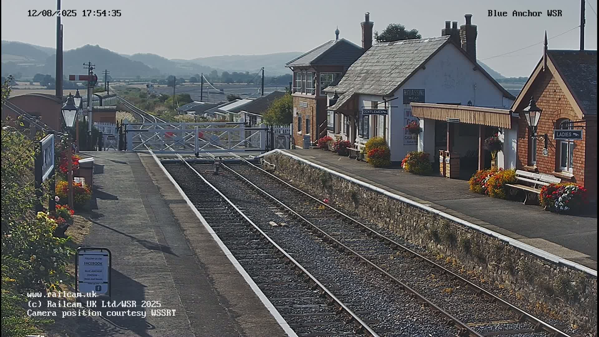 West Sommerset Railway Blue Anchor Station Live Cam - Somerset West and Taunton, Sommerset, South West, England, United Kingdom