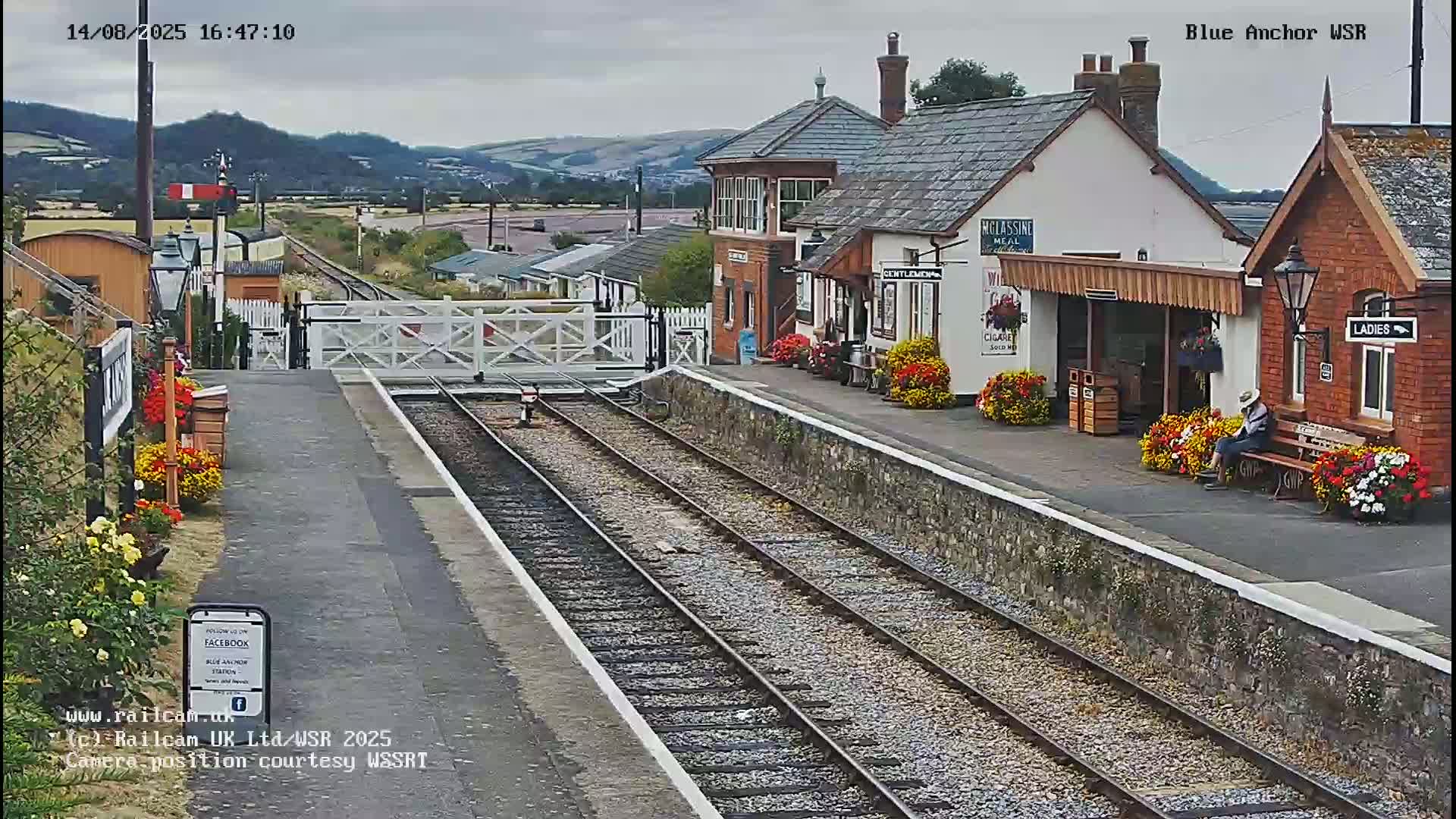 West Sommerset Railway Blue Anchor Station Live Cam - Somerset West and Taunton, Sommerset, South West, England, United Kingdom