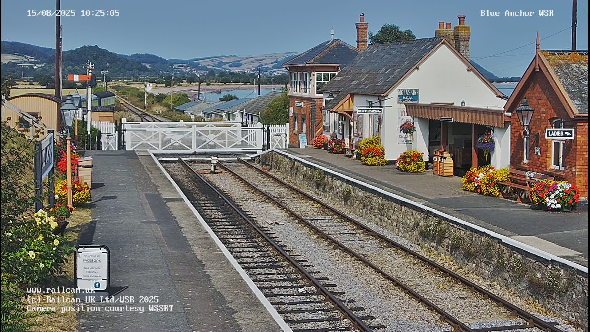 West Sommerset Railway Blue Anchor Station Live Cam - Somerset West and Taunton, Sommerset, South West, England, United Kingdom