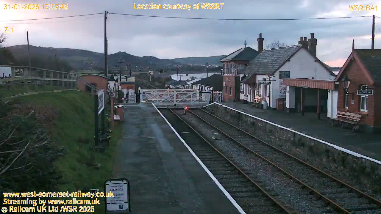 West Sommerset Railway Blue Anchor Station Live Cam - Somerset West and Taunton, Sommerset, South West, England, United Kingdom