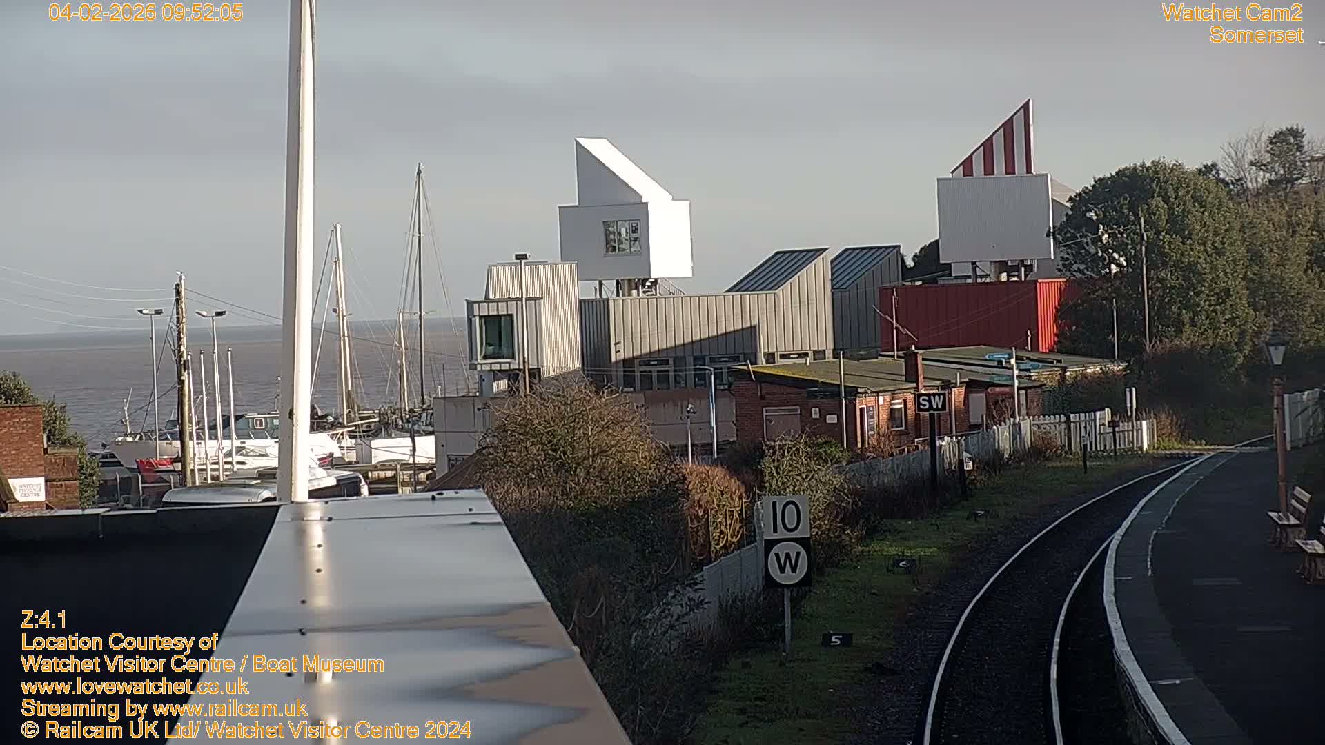 West Sommerset Railway Blue Anchor Station Live Cam - Somerset West and Taunton, Sommerset, South West, England, United Kingdom