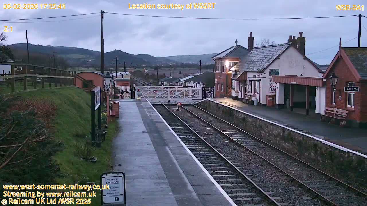 West Sommerset Railway Blue Anchor Station Live Cam - Somerset West and Taunton, Sommerset, South West, England, United Kingdom