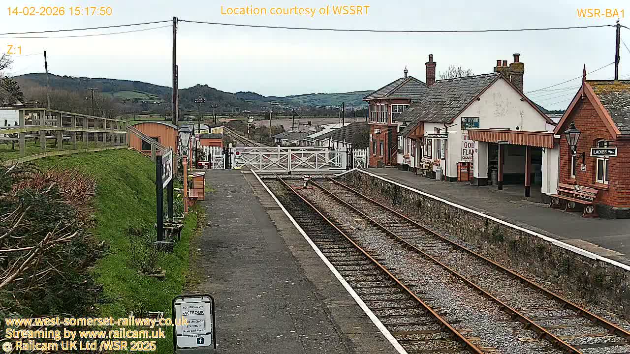West Sommerset Railway Blue Anchor Station Live Cam - Somerset West and Taunton, Sommerset, South West, England, United Kingdom