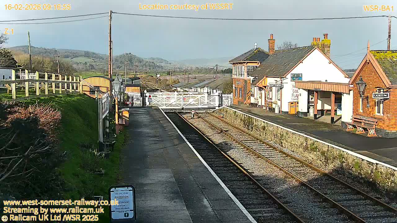 West Sommerset Railway Blue Anchor Station Live Cam - Somerset West and Taunton, Sommerset, South West, England, United Kingdom