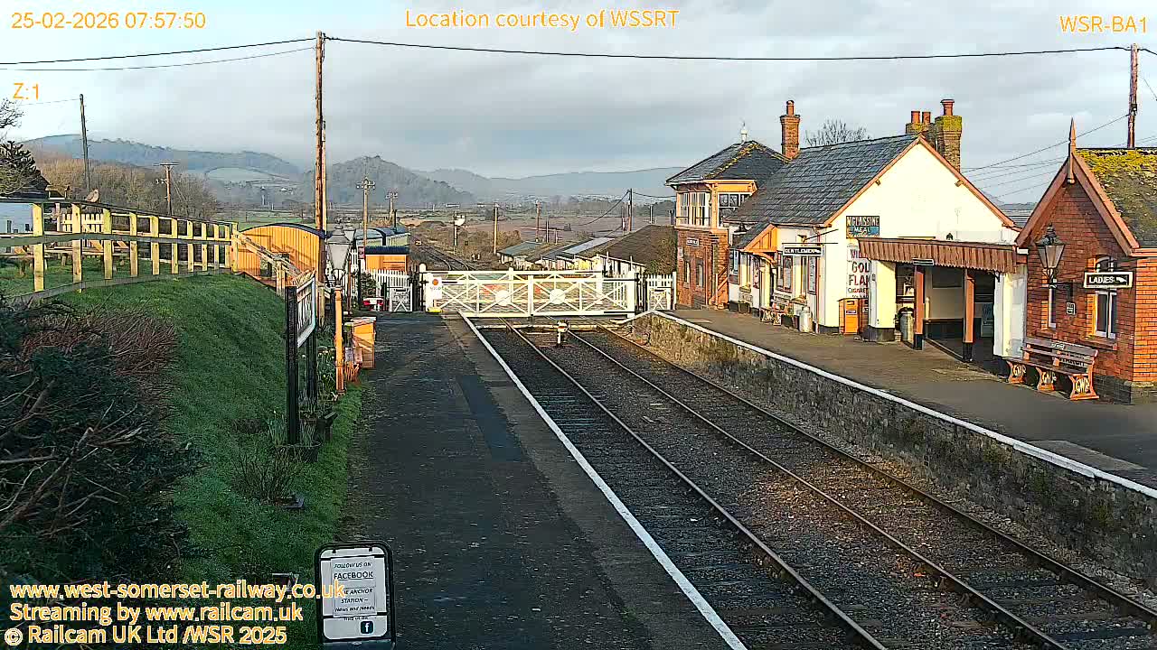 West Sommerset Railway Blue Anchor Station Live Cam - Somerset West and Taunton, Sommerset, South West, England, United Kingdom