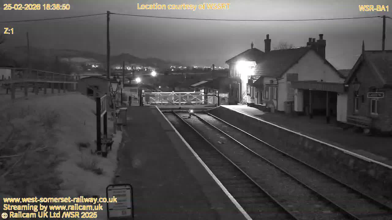 West Sommerset Railway Blue Anchor Station Live Cam - Somerset West and Taunton, Sommerset, South West, England, United Kingdom