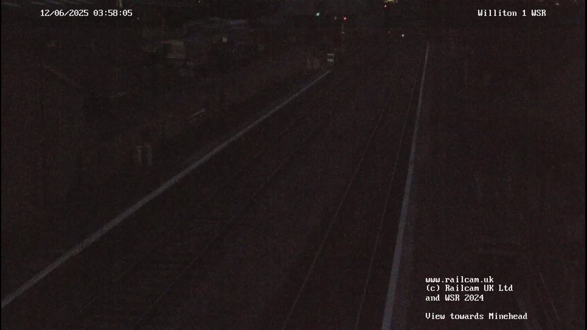 West Somerset Railway Williton Station North Platform View Live Cam  - Somerset, South West, England, United Kingdom