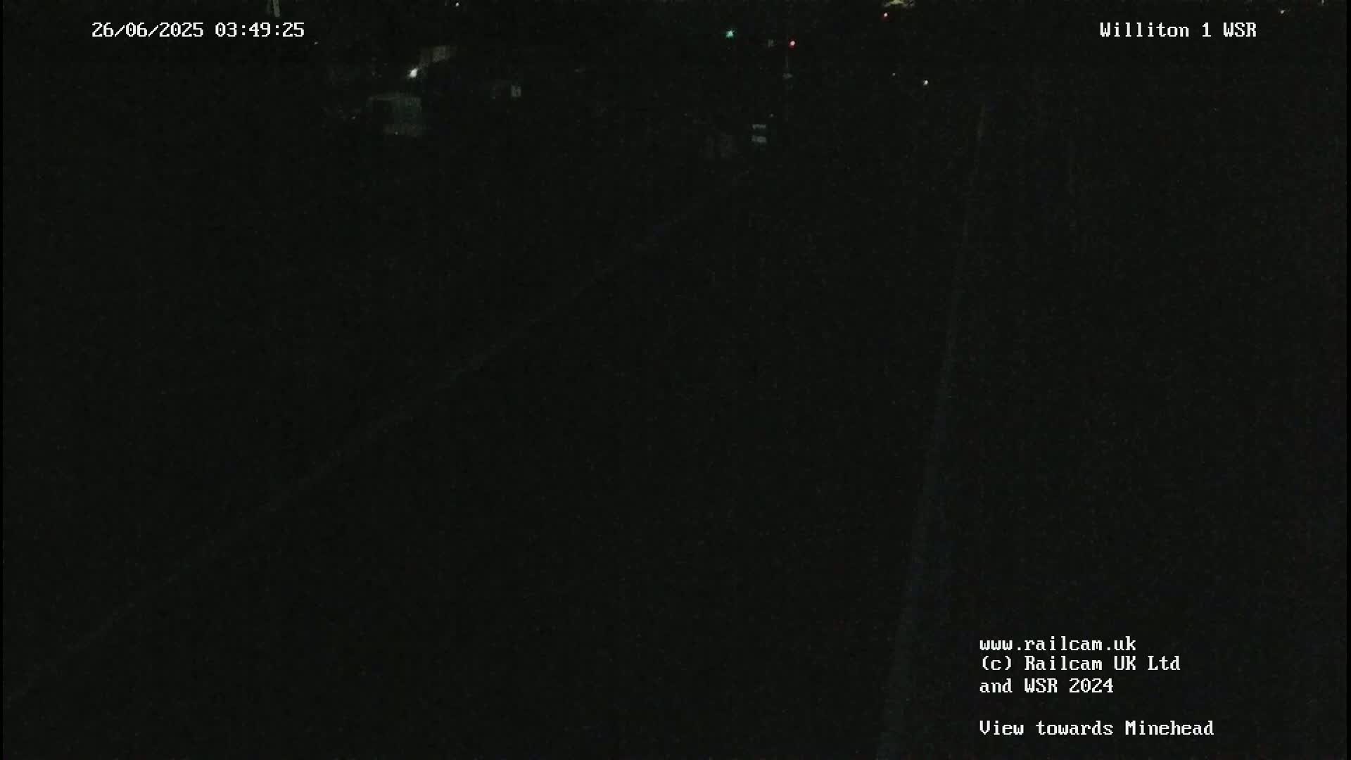 West Somerset Railway Williton Station North Platform View Live Cam  - Somerset, South West, England, United Kingdom