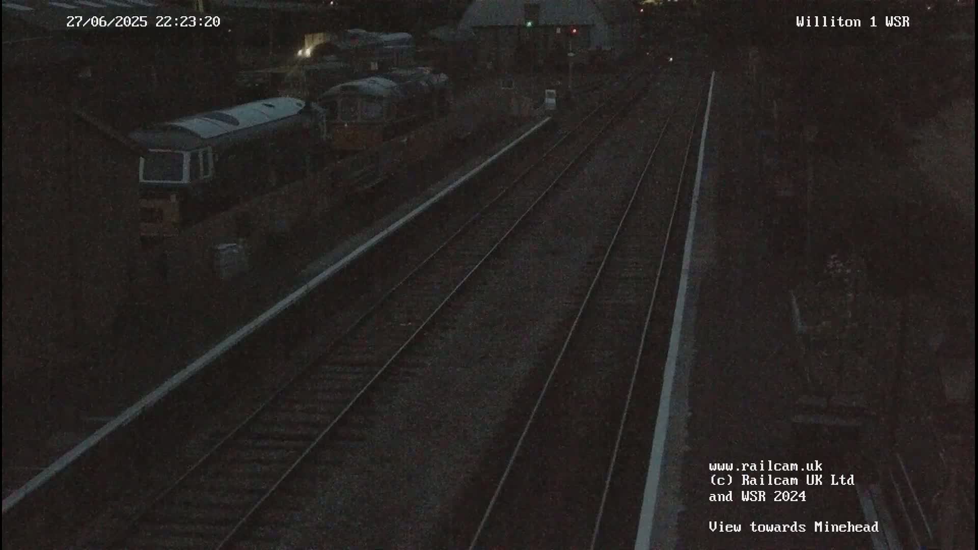 West Somerset Railway Williton Station North Platform View Live Cam  - Somerset, South West, England, United Kingdom