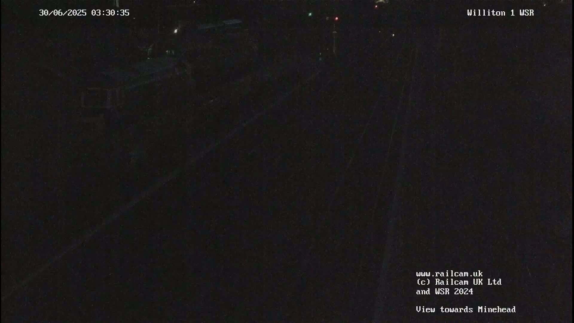 West Somerset Railway Williton Station North Platform View Live Cam  - Somerset, South West, England, United Kingdom