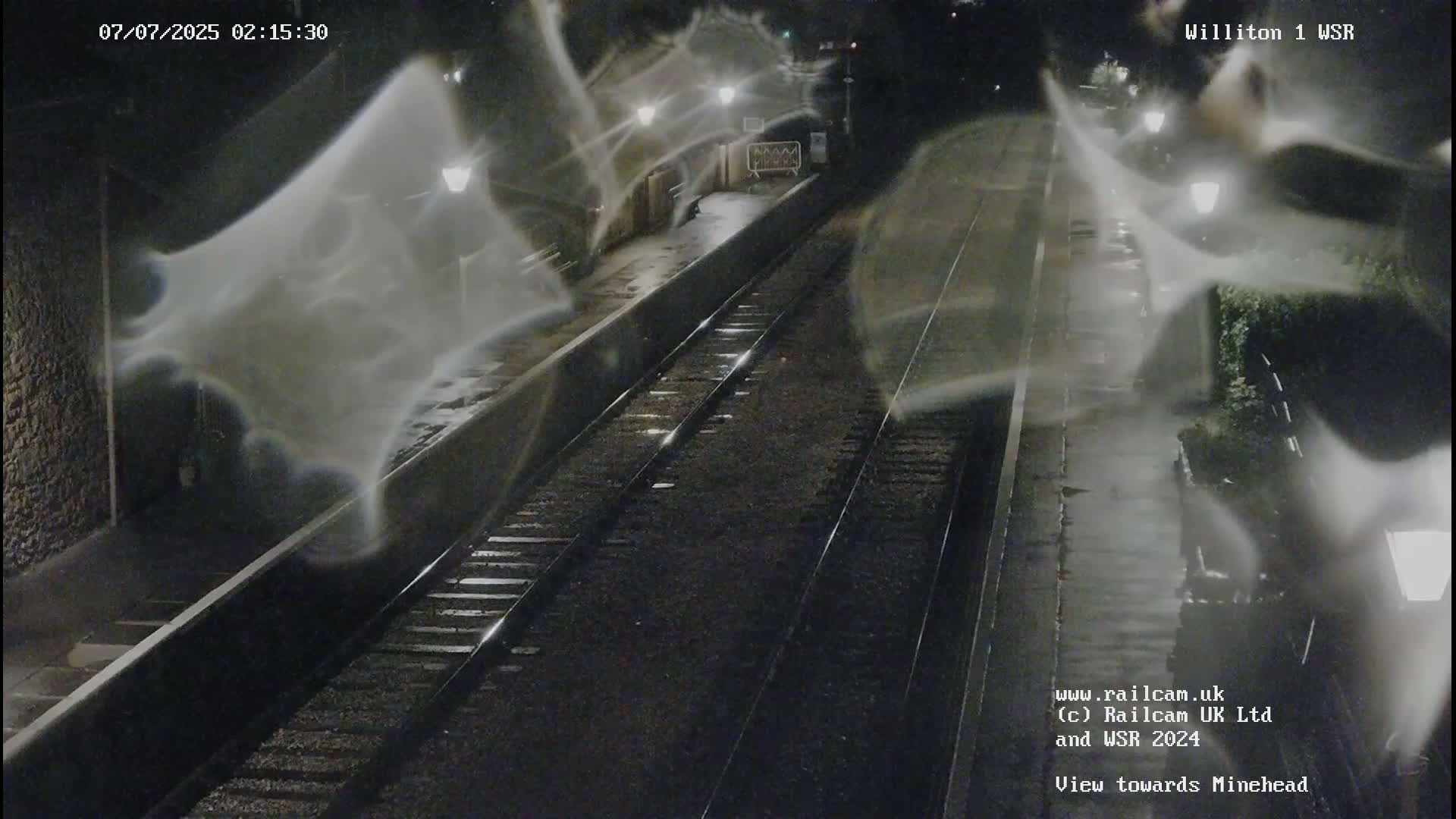 West Somerset Railway Williton Station North Platform View Live Cam  - Somerset, South West, England, United Kingdom