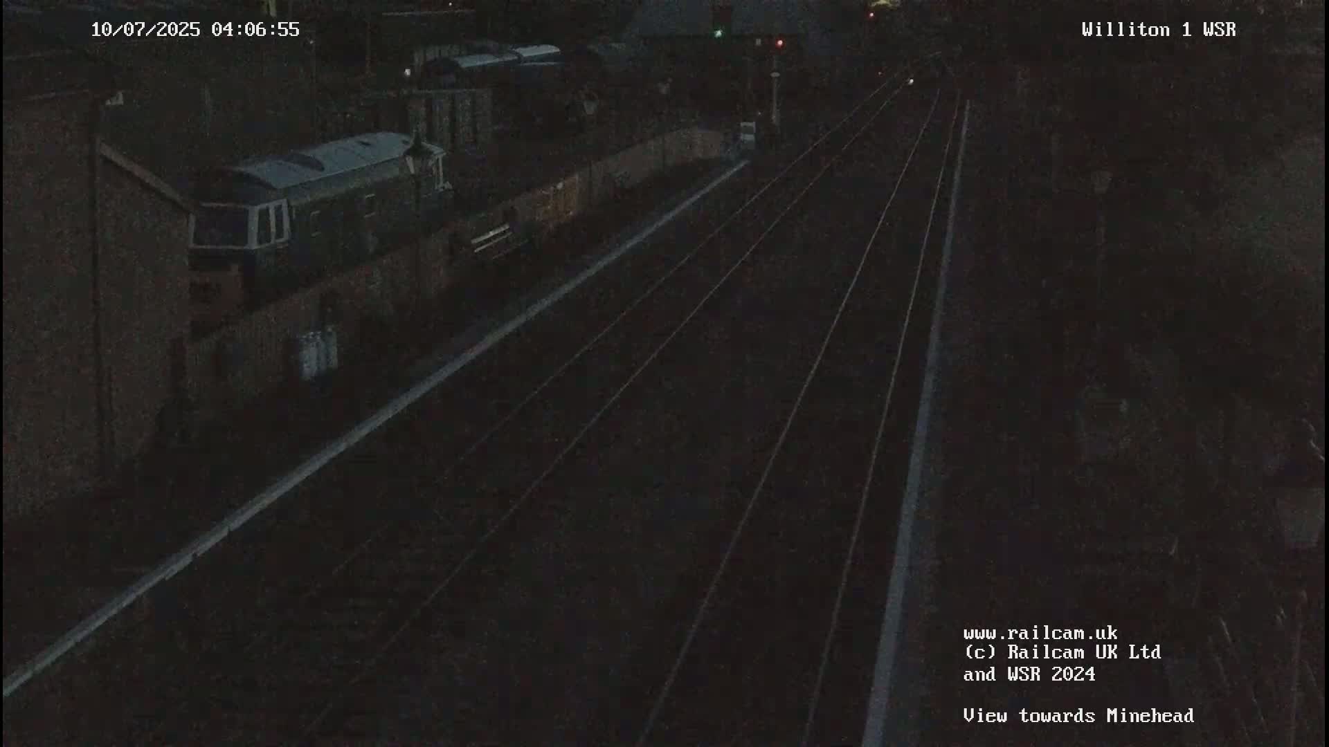West Somerset Railway Williton Station North Platform View Live Cam  - Somerset, South West, England, United Kingdom