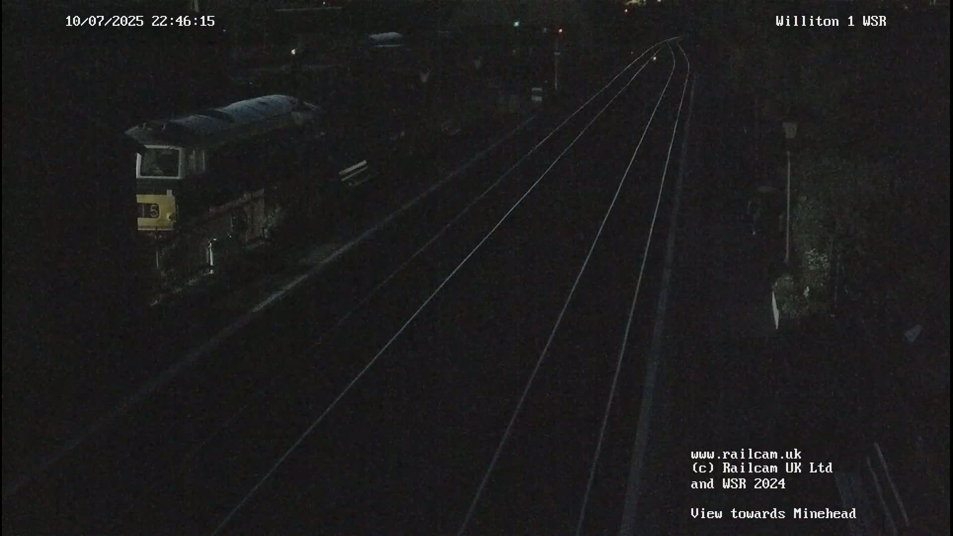 West Somerset Railway Williton Station North Platform View Live Cam  - Somerset, South West, England, United Kingdom
