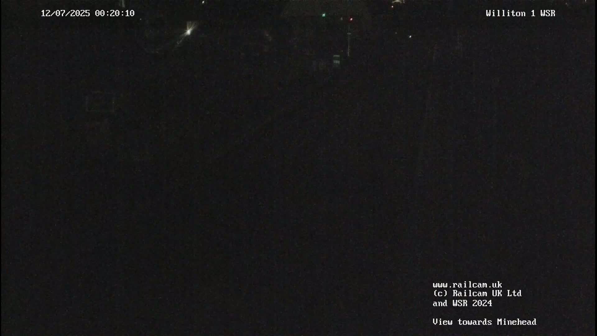 West Somerset Railway Williton Station North Platform View Live Cam  - Somerset, South West, England, United Kingdom