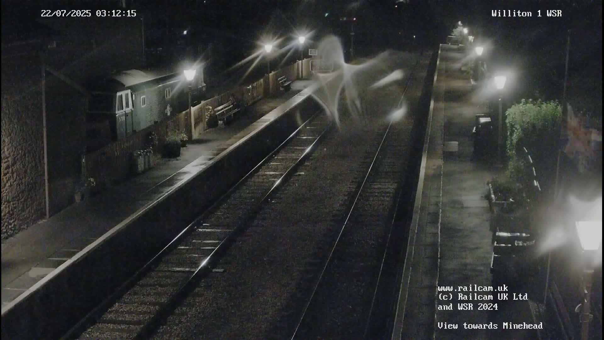 West Somerset Railway Williton Station North Platform View Live Cam  - Somerset, South West, England, United Kingdom