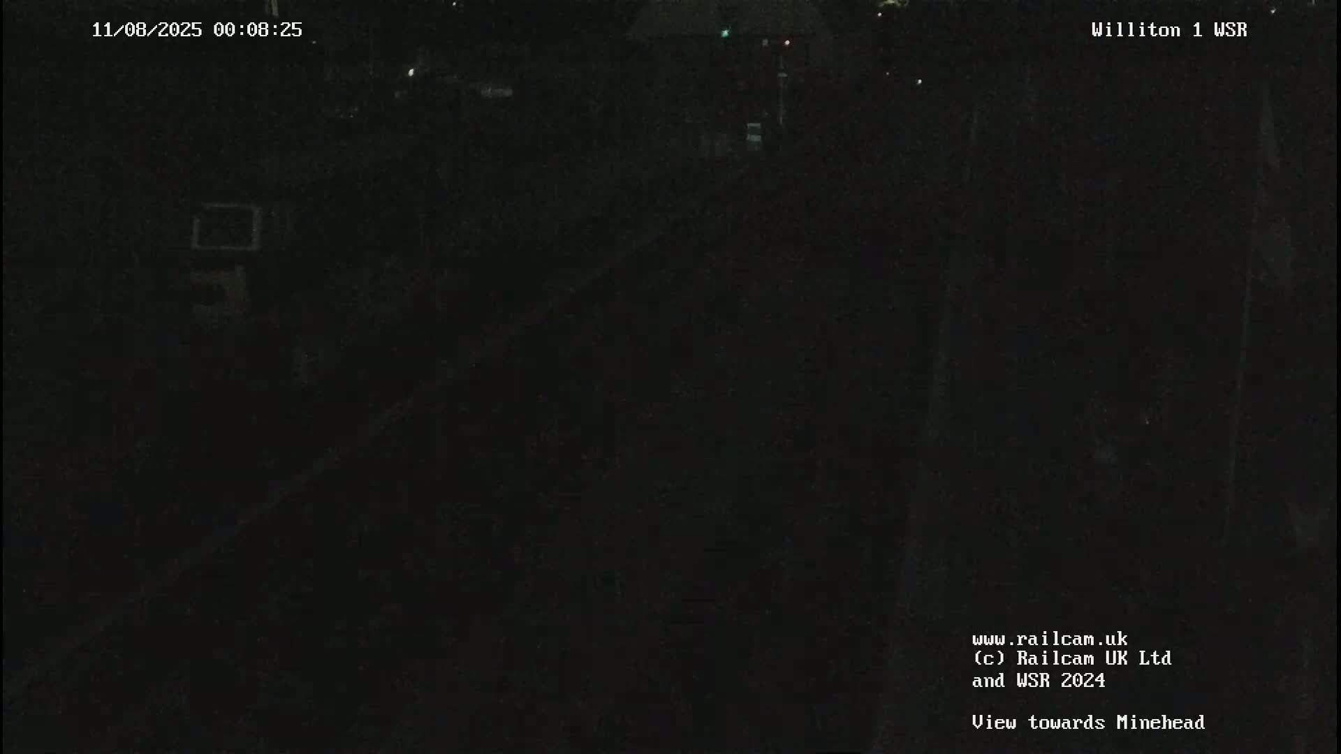 West Somerset Railway Williton Station North Platform View Live Cam  - Somerset, South West, England, United Kingdom
