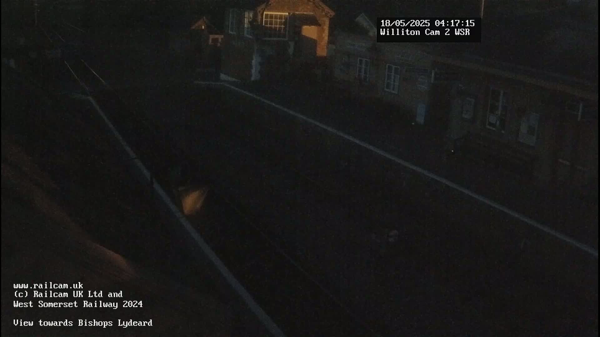 West Somerset Railway Williton Station South Platform View Live Cam  - Somerset, South West, England, United Kingdom