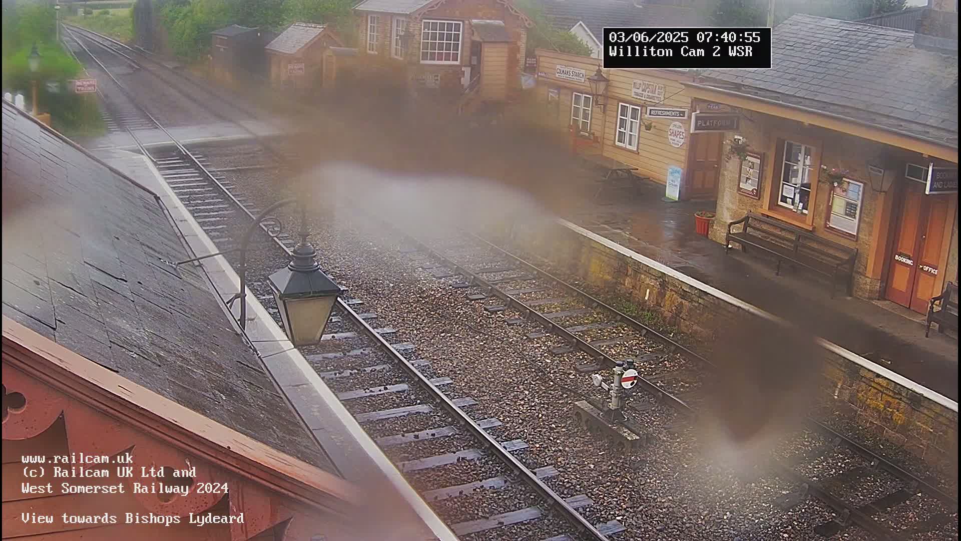 West Somerset Railway Williton Station South Platform View Live Cam  - Somerset, South West, England, United Kingdom
