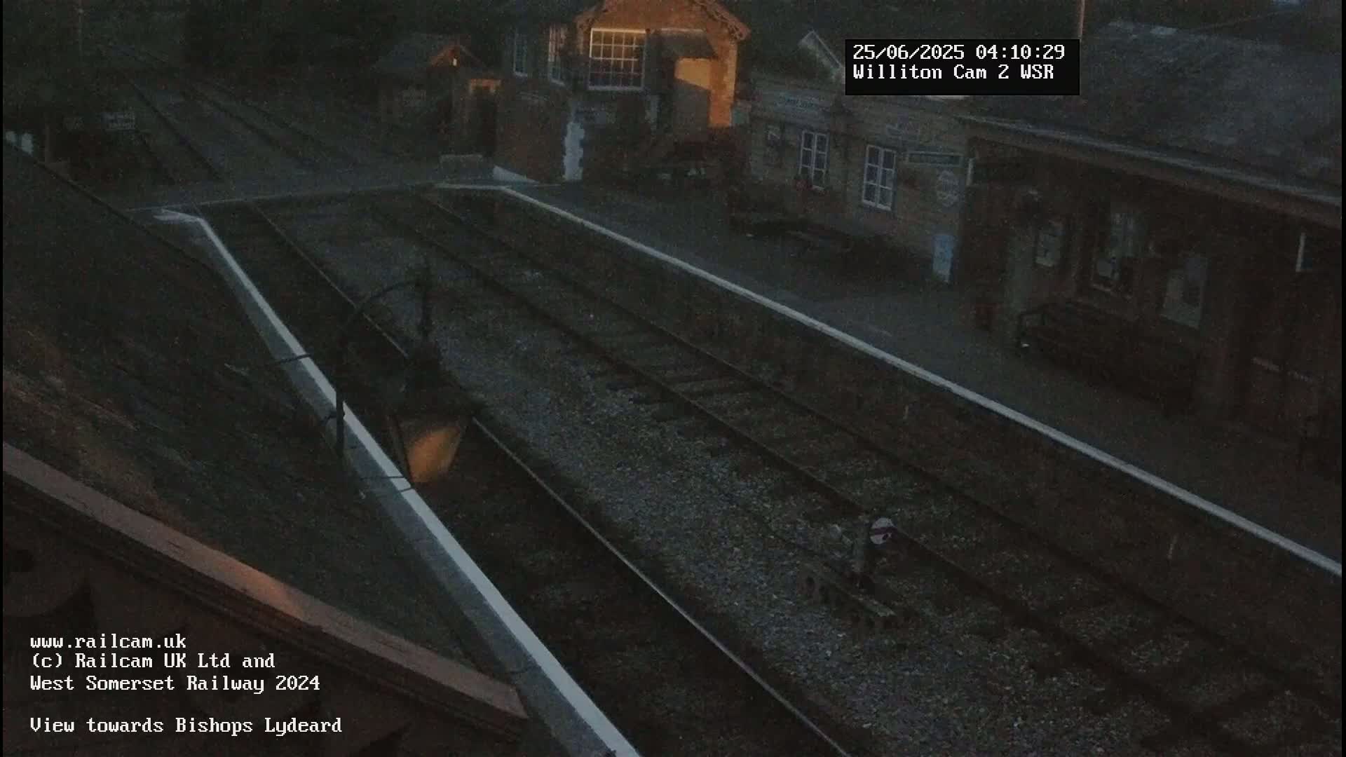 West Somerset Railway Williton Station South Platform View Live Cam  - Somerset, South West, England, United Kingdom