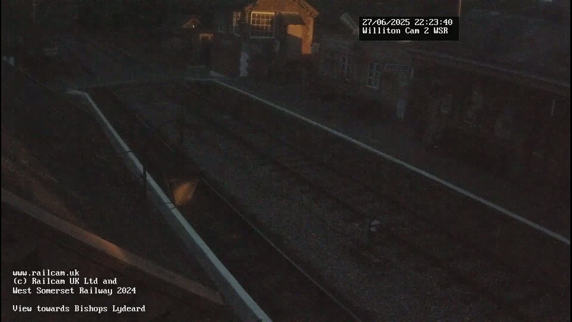 West Somerset Railway Williton Station South Platform View Live Cam  - Somerset, South West, England, United Kingdom
