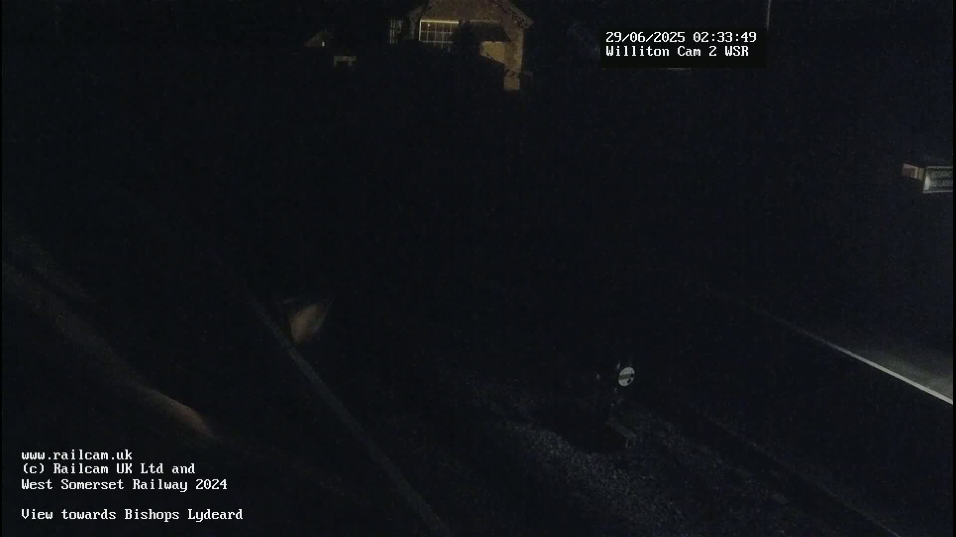 West Somerset Railway Williton Station South Platform View Live Cam  - Somerset, South West, England, United Kingdom