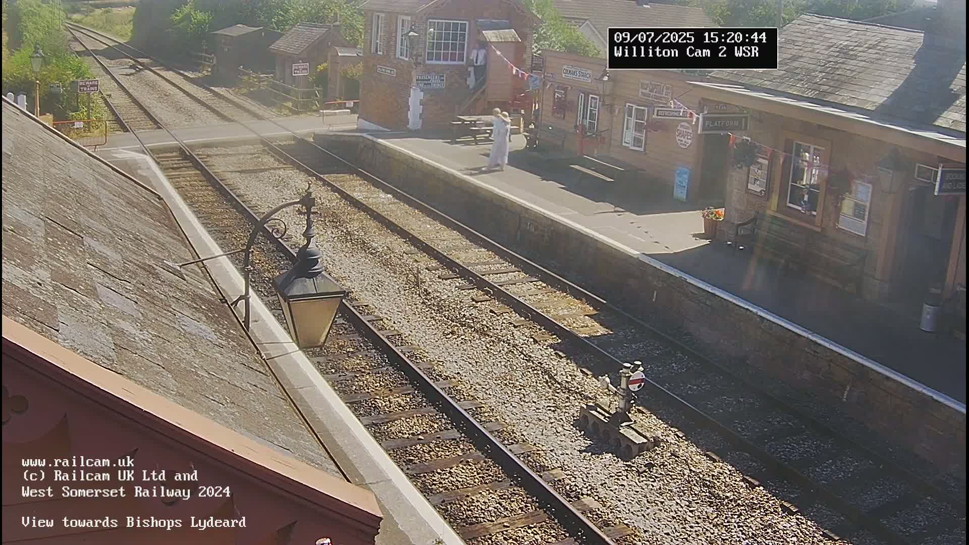West Somerset Railway Williton Station South Platform View Live Cam  - Somerset, South West, England, United Kingdom