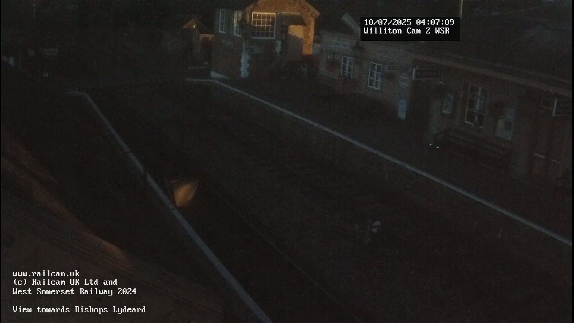 West Somerset Railway Williton Station South Platform View Live Cam  - Somerset, South West, England, United Kingdom