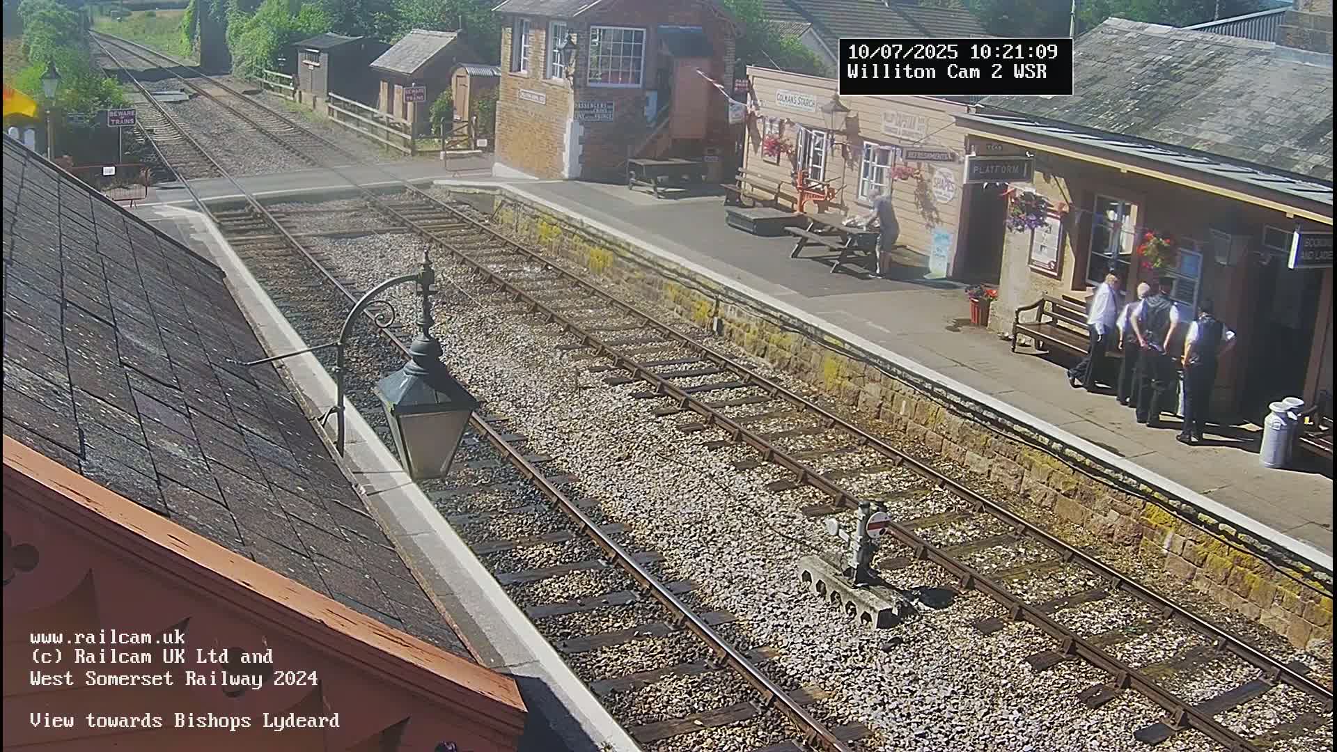 West Somerset Railway Williton Station South Platform View Live Cam  - Somerset, South West, England, United Kingdom