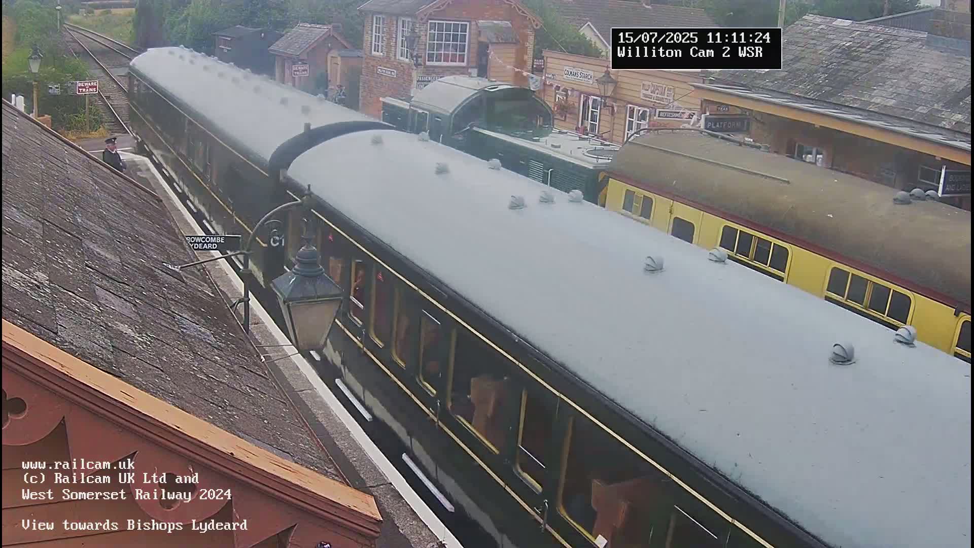West Somerset Railway Williton Station South Platform View Live Cam  - Somerset, South West, England, United Kingdom
