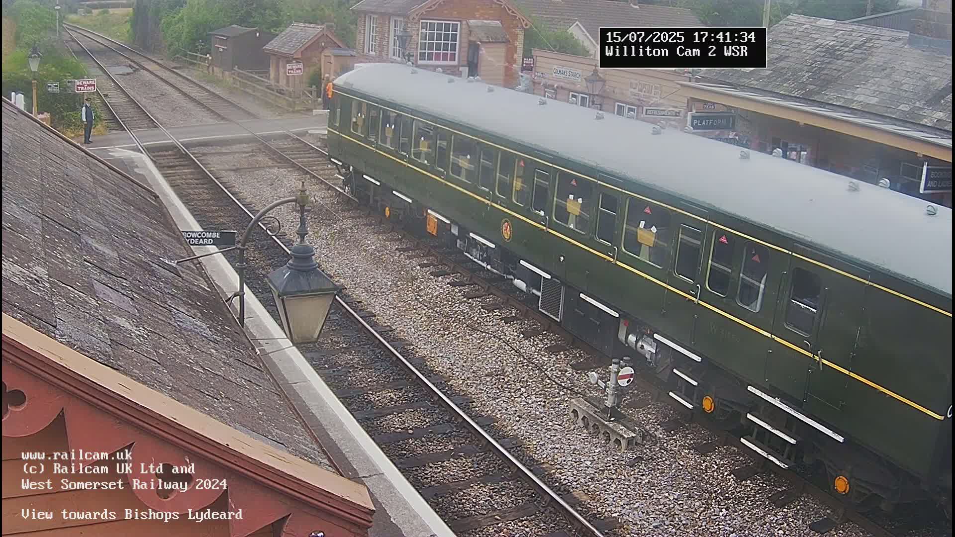 West Somerset Railway Williton Station South Platform View Live Cam  - Somerset, South West, England, United Kingdom