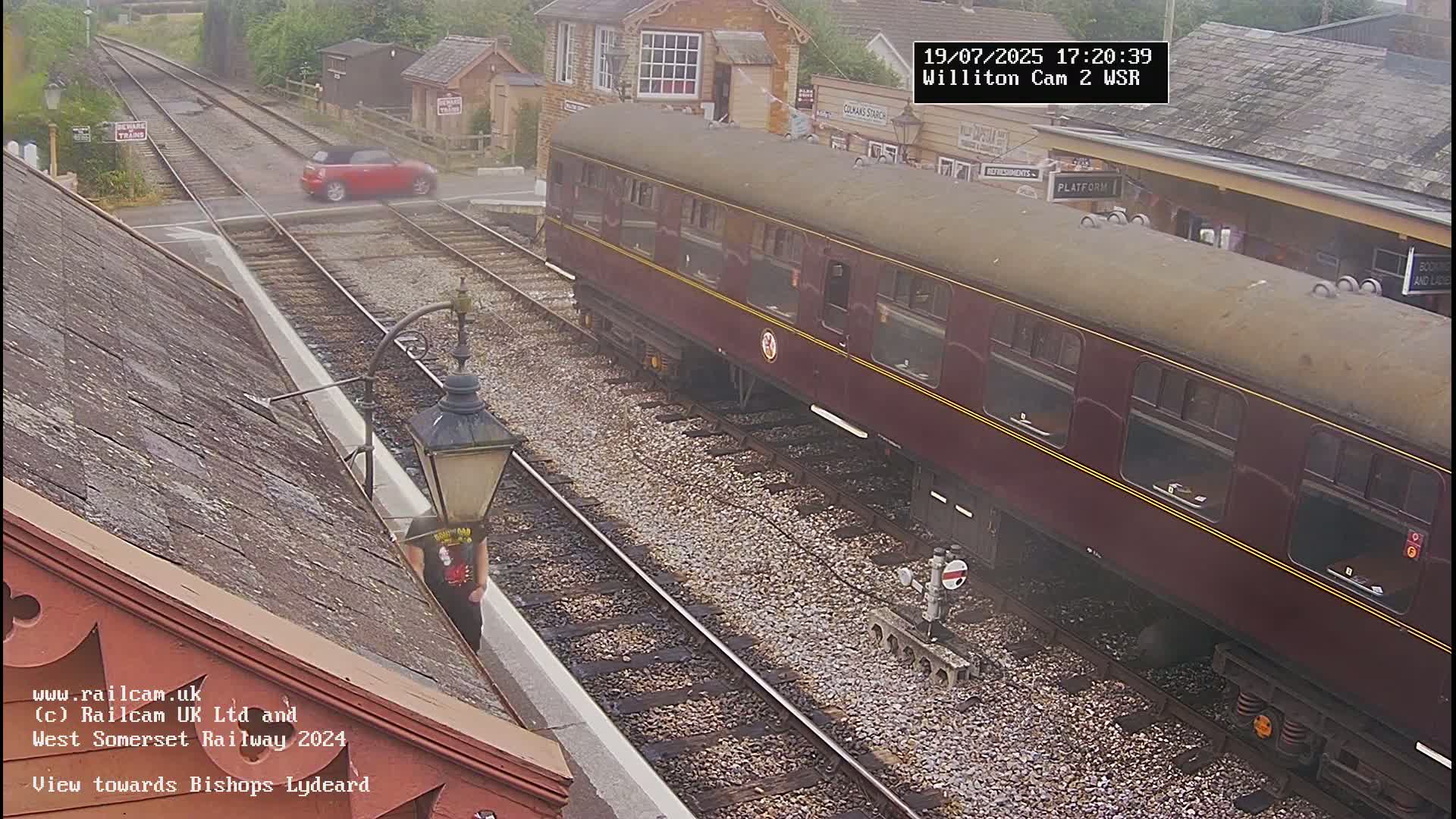 West Somerset Railway Williton Station South Platform View Live Cam  - Somerset, South West, England, United Kingdom