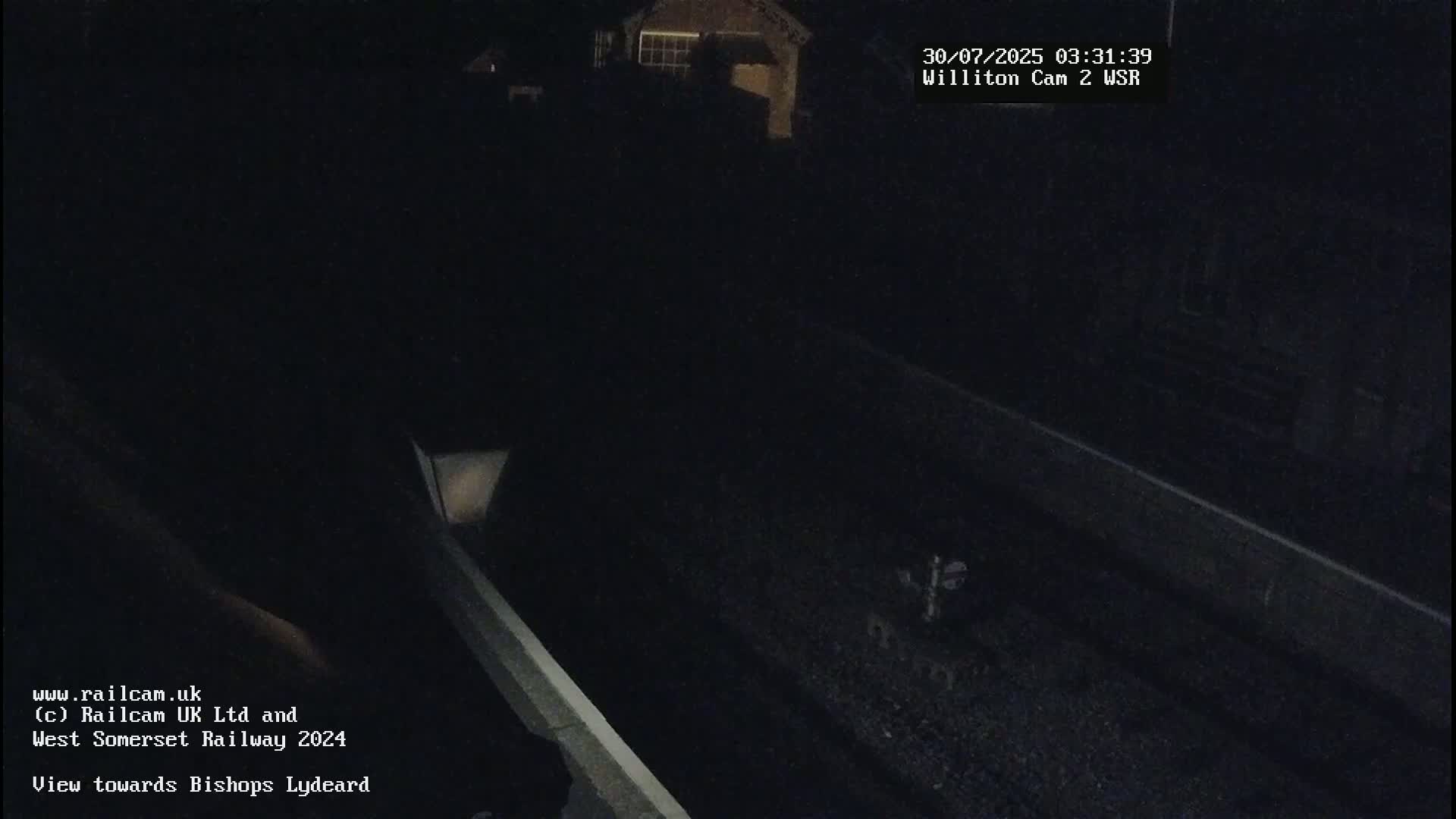 West Somerset Railway Williton Station South Platform View Live Cam  - Somerset, South West, England, United Kingdom