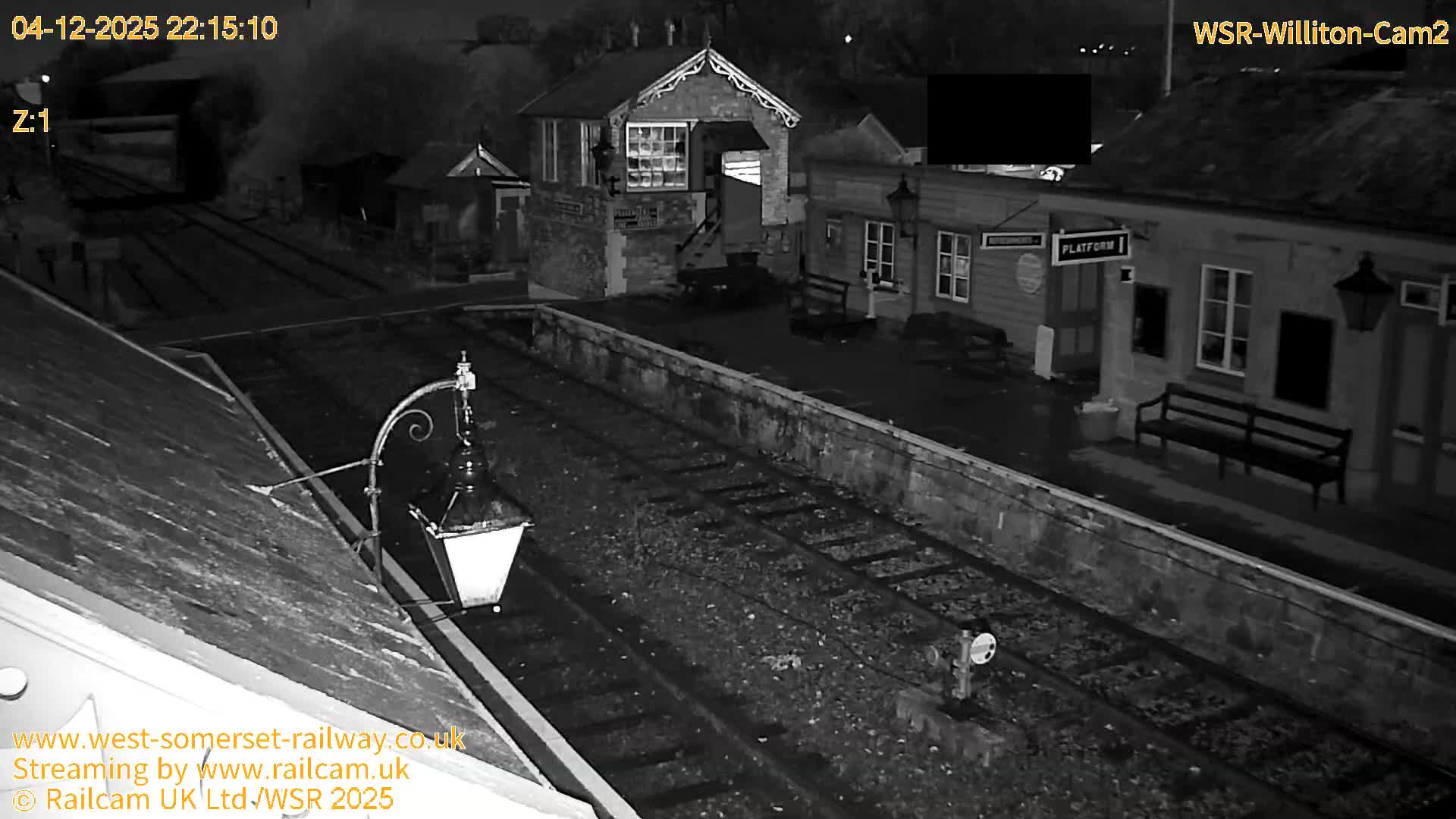 West Somerset Railway Williton Station South Platform View Live Cam  - Somerset, South West, England, United Kingdom
