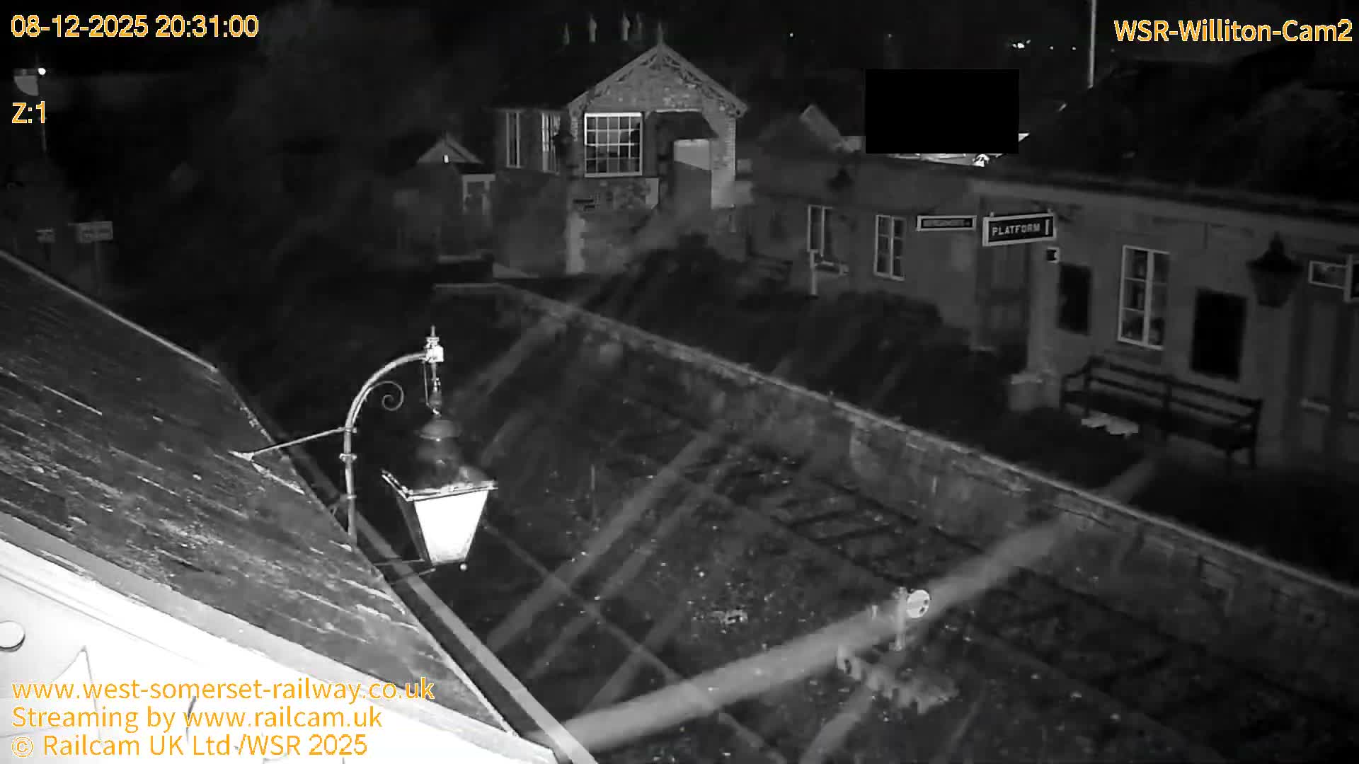 West Somerset Railway Williton Station South Platform View Live Cam  - Somerset, South West, England, United Kingdom