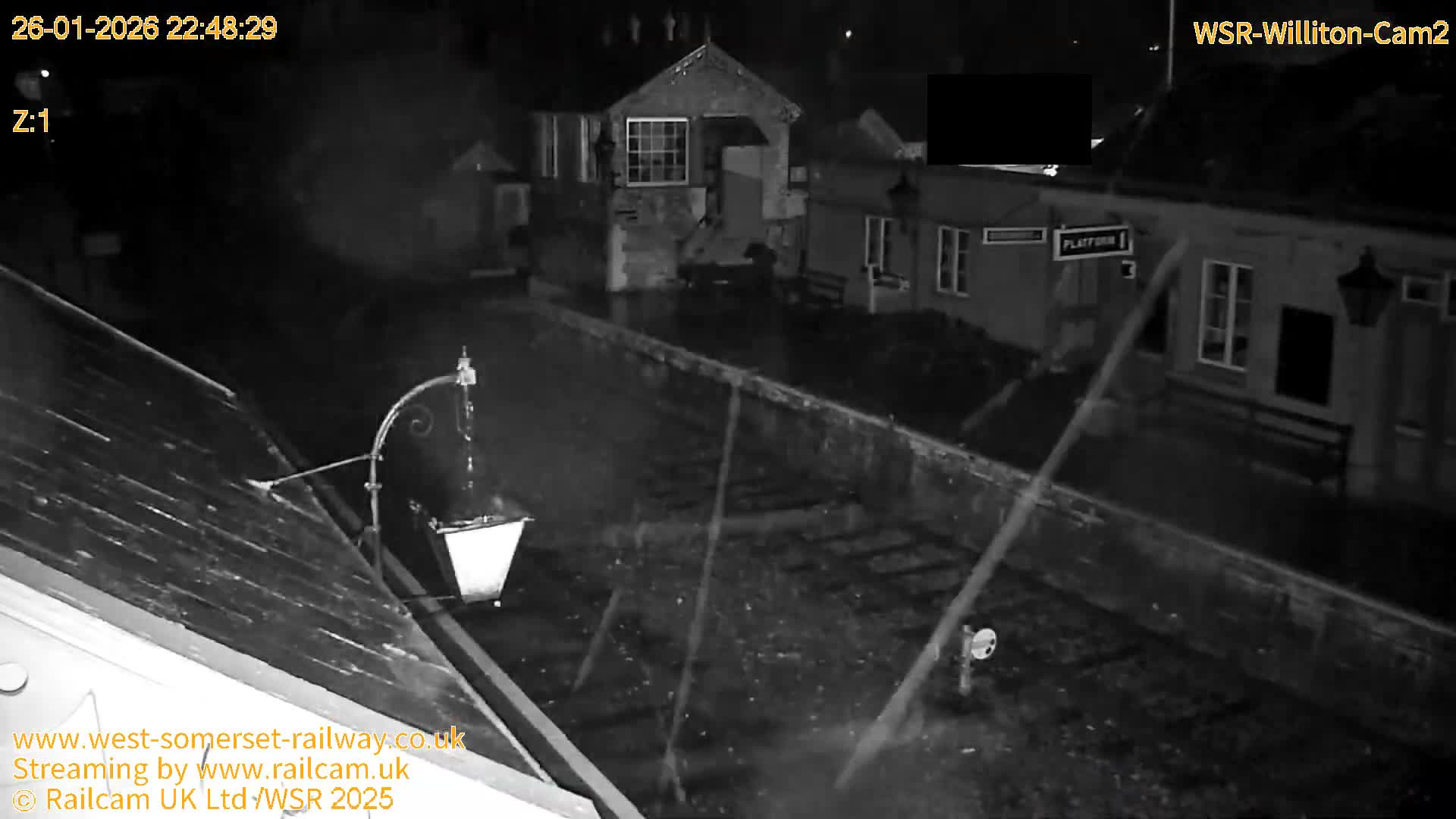 West Somerset Railway Williton Station South Platform View Live Cam  - Somerset, South West, England, United Kingdom