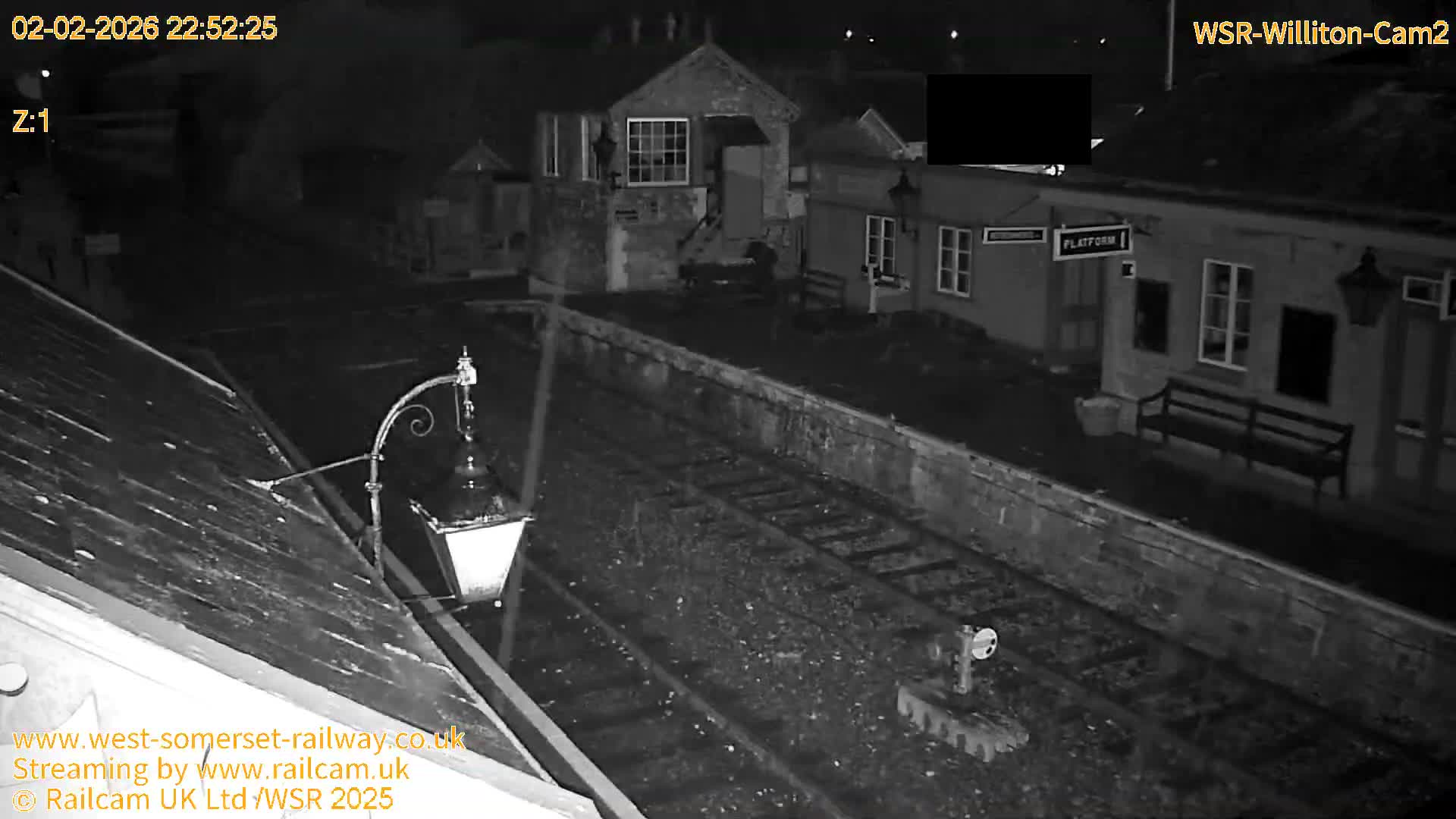 West Somerset Railway Williton Station South Platform View Live Cam  - Somerset, South West, England, United Kingdom