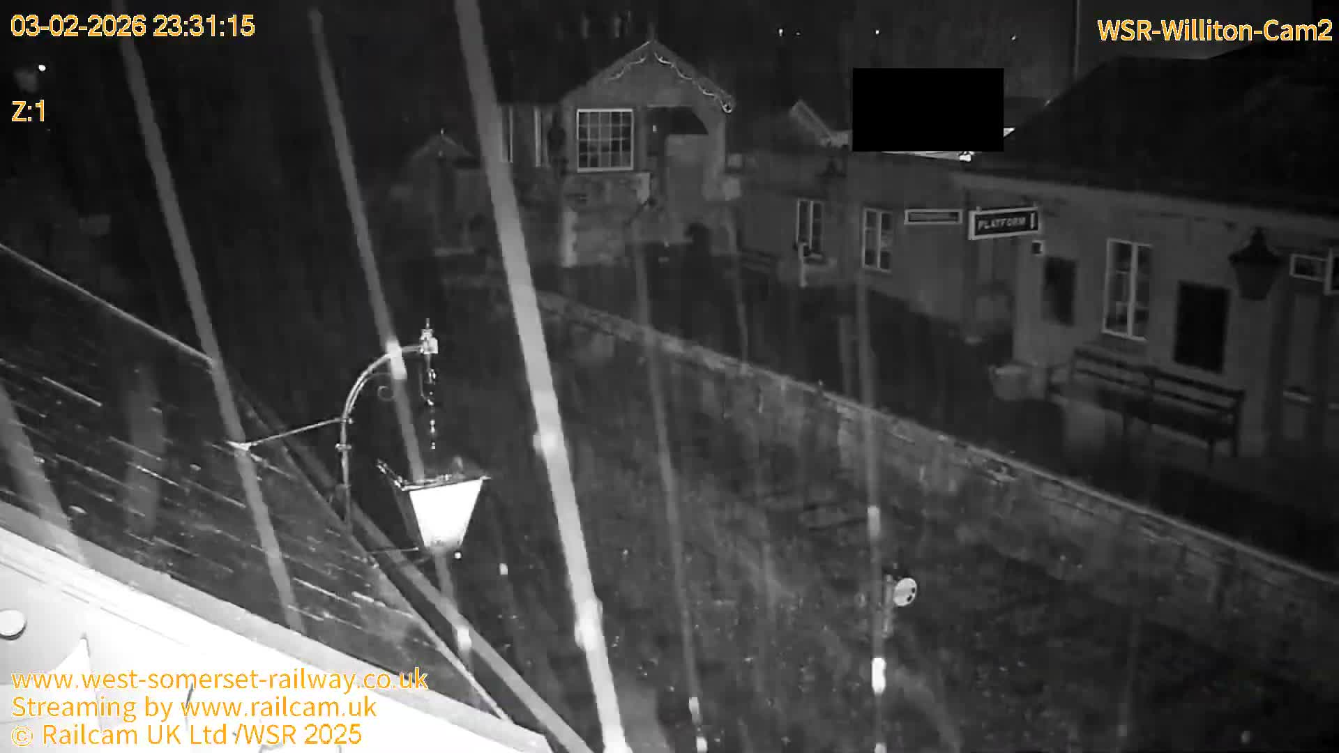 West Somerset Railway Williton Station South Platform View Live Cam  - Somerset, South West, England, United Kingdom