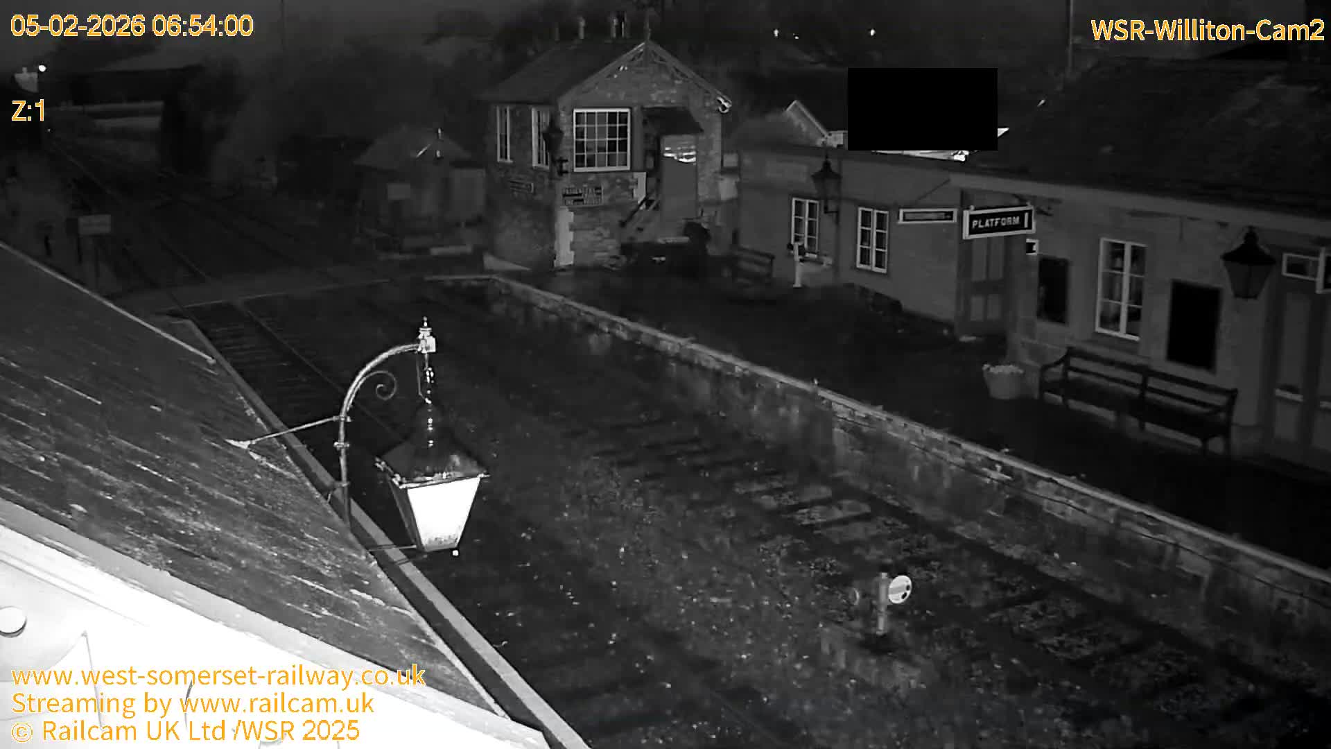 West Somerset Railway Williton Station South Platform View Live Cam  - Somerset, South West, England, United Kingdom