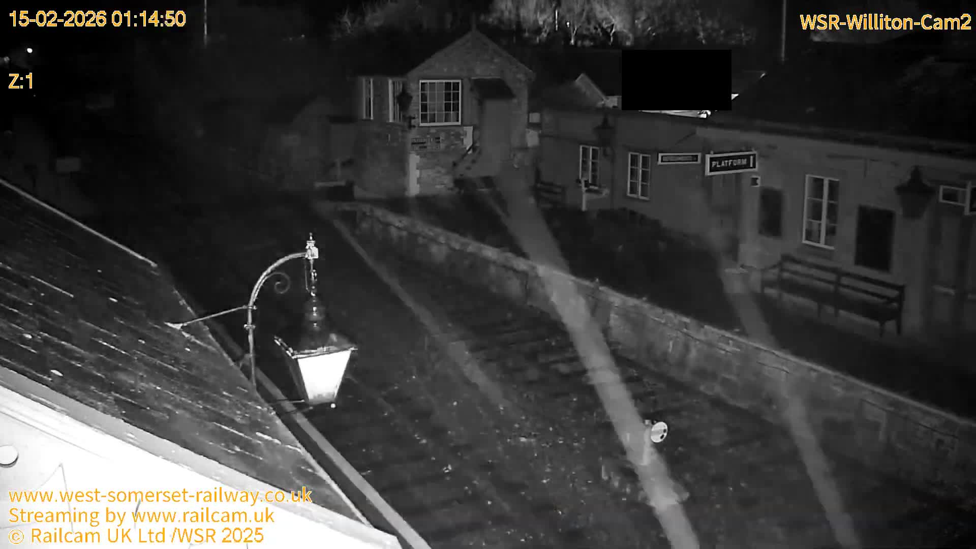 West Somerset Railway Williton Station South Platform View Live Cam  - Somerset, South West, England, United Kingdom