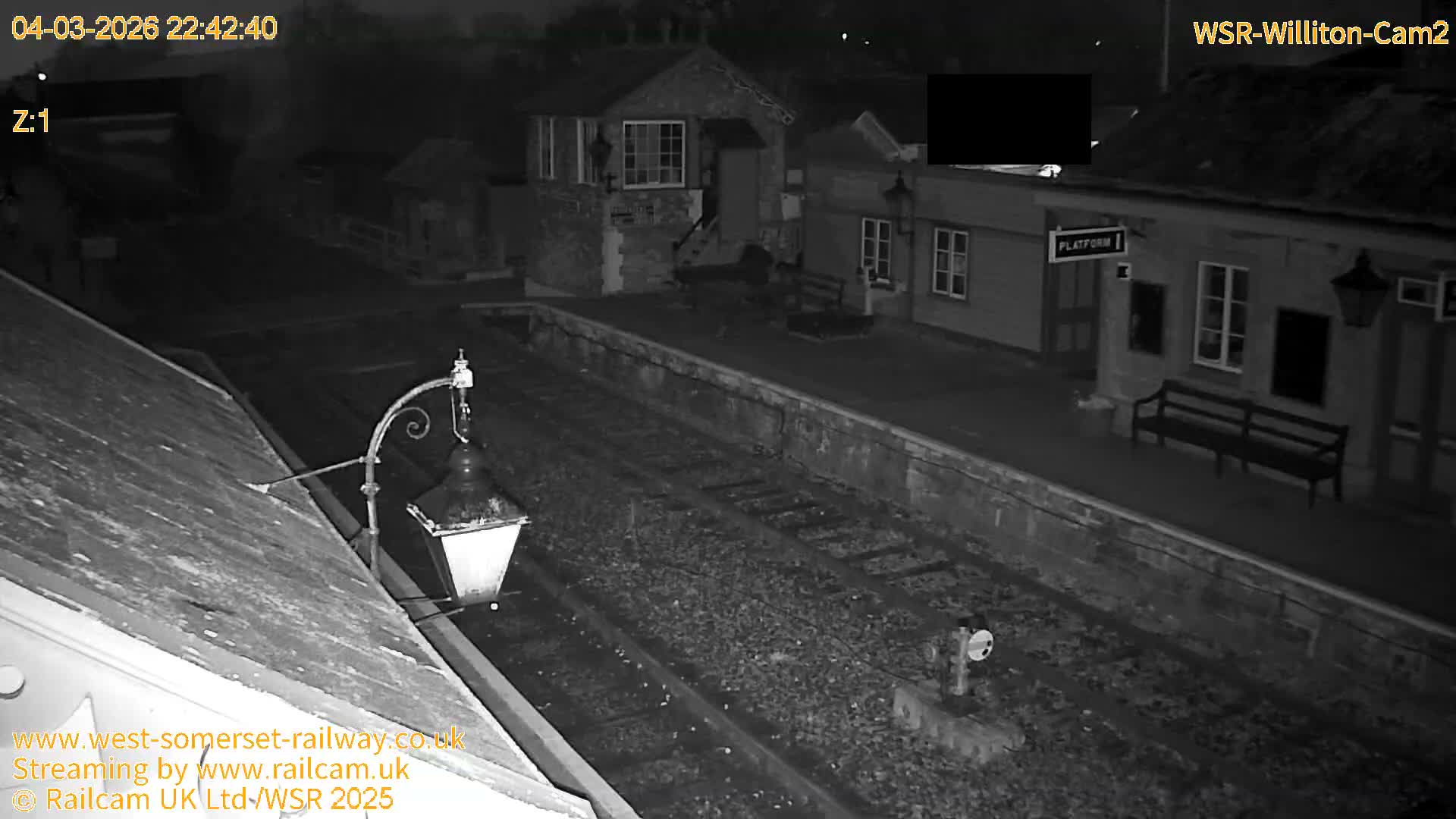 West Somerset Railway Williton Station South Platform View Live Cam  - Somerset, South West, England, United Kingdom