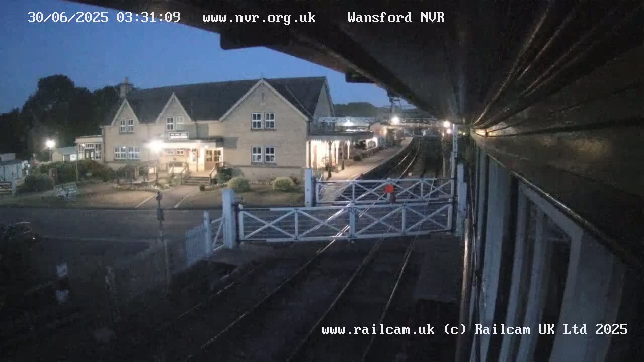 Peterborough, Nene Valley Railway- Orton Mere Station Live Cam -  City of Peterborough, Cambridgeshire, East, England, United Kingdom