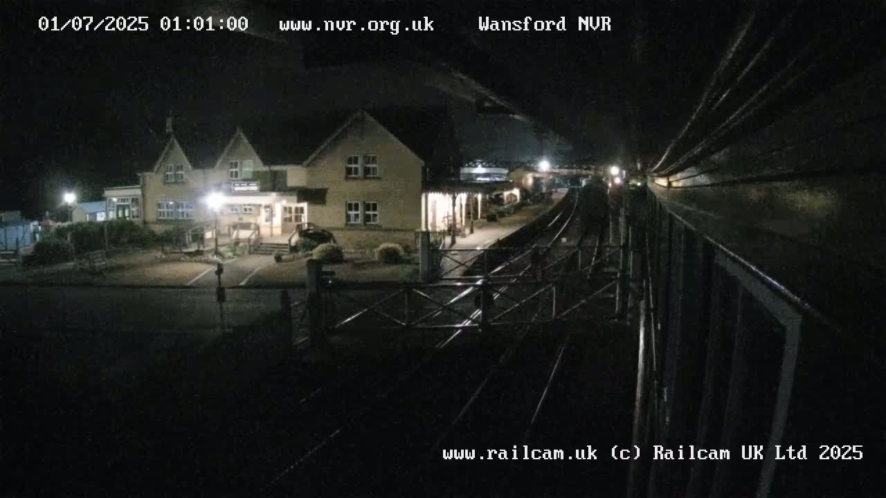 Peterborough, Nene Valley Railway- Orton Mere Station Live Cam -  City of Peterborough, Cambridgeshire, East, England, United Kingdom