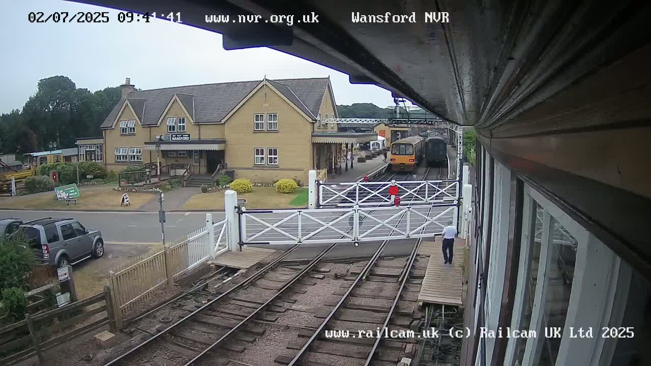 Peterborough, Nene Valley Railway- Orton Mere Station Live Cam -  City of Peterborough, Cambridgeshire, East, England, United Kingdom