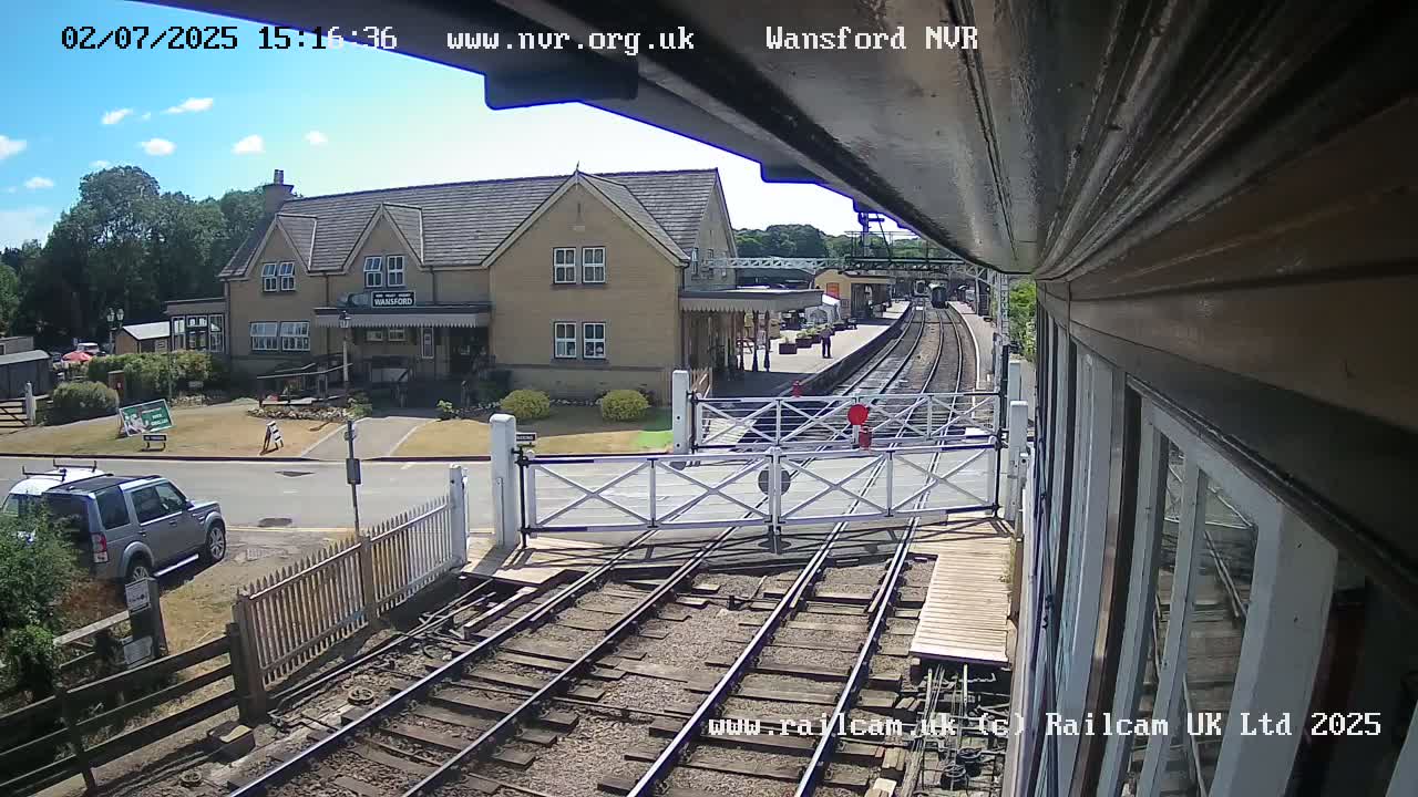 Peterborough, Nene Valley Railway- Orton Mere Station Live Cam -  City of Peterborough, Cambridgeshire, East, England, United Kingdom