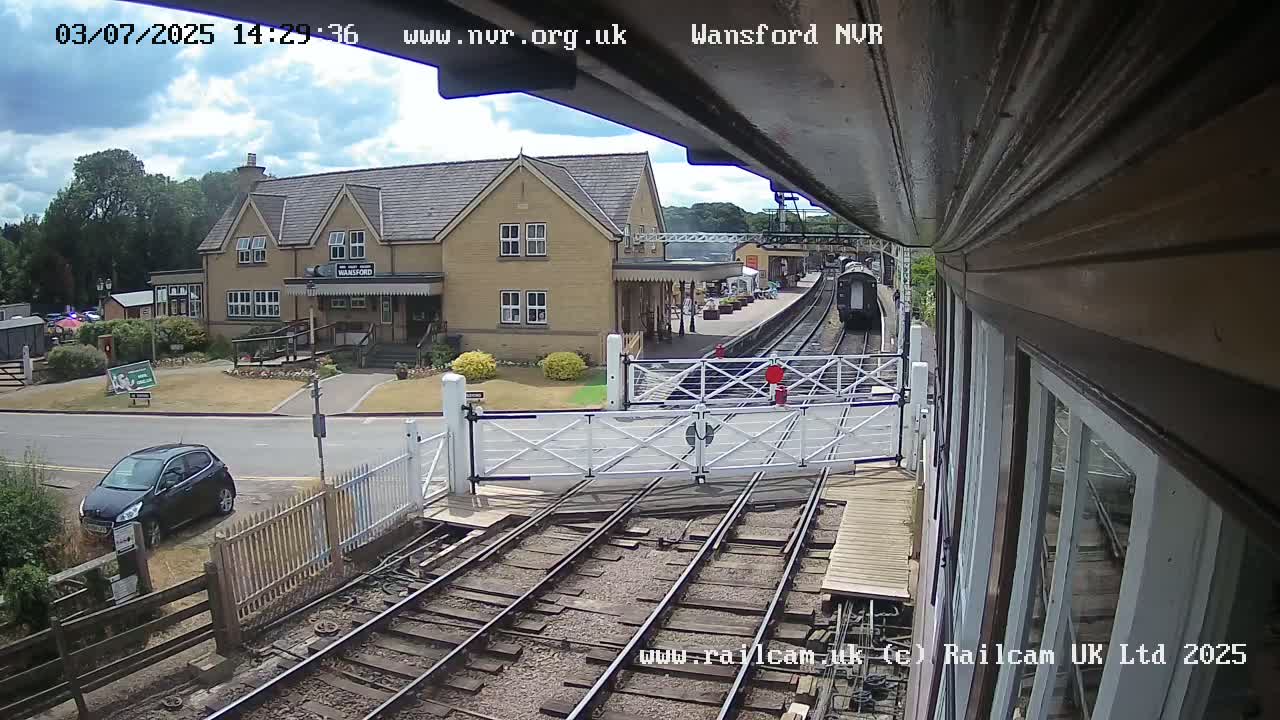 Peterborough, Nene Valley Railway- Orton Mere Station Live Cam -  City of Peterborough, Cambridgeshire, East, England, United Kingdom