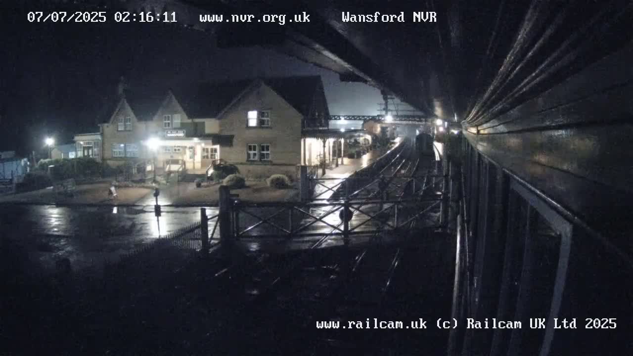 Peterborough, Nene Valley Railway- Orton Mere Station Live Cam -  City of Peterborough, Cambridgeshire, East, England, United Kingdom