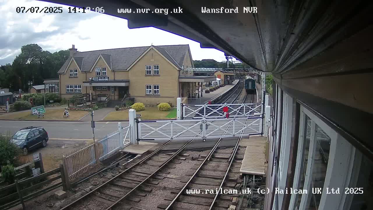 Peterborough, Nene Valley Railway- Orton Mere Station Live Cam -  City of Peterborough, Cambridgeshire, East, England, United Kingdom