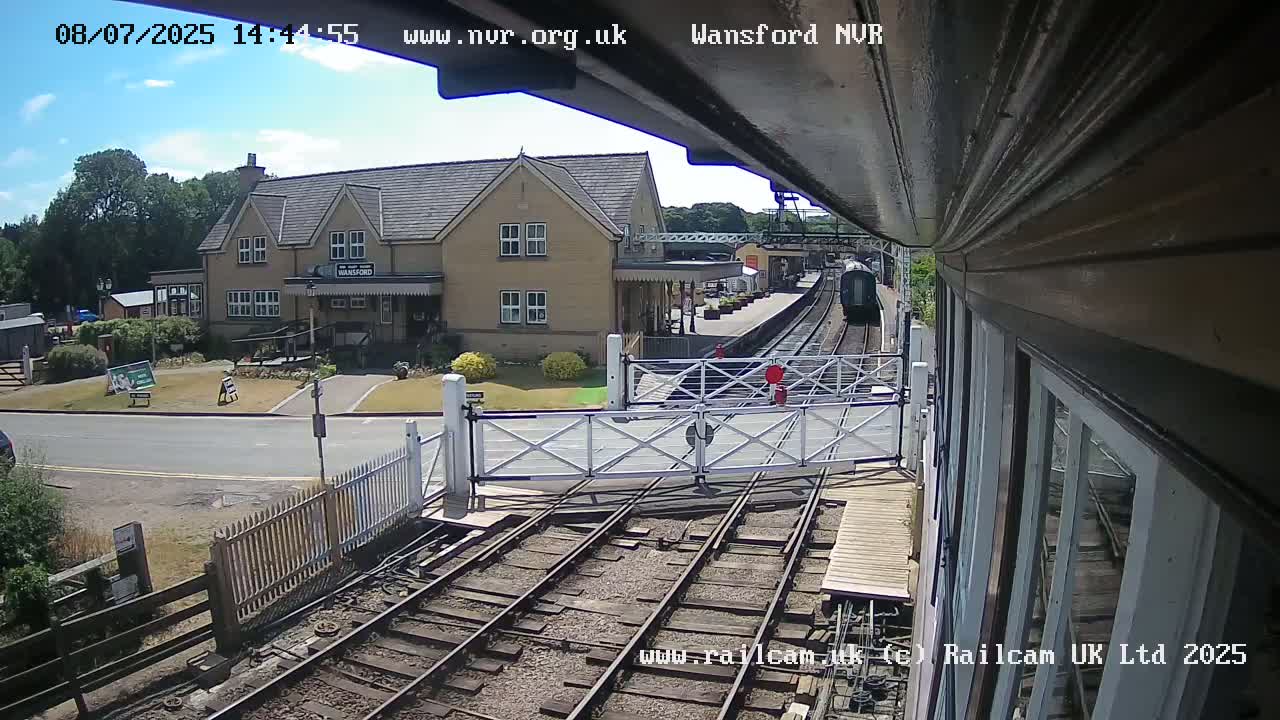 Peterborough, Nene Valley Railway- Orton Mere Station Live Cam -  City of Peterborough, Cambridgeshire, East, England, United Kingdom