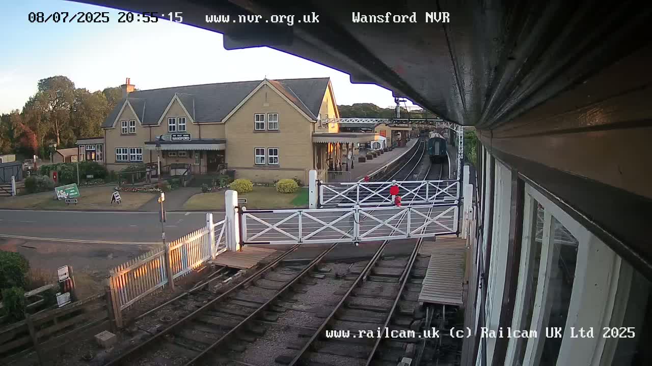 Peterborough, Nene Valley Railway- Orton Mere Station Live Cam -  City of Peterborough, Cambridgeshire, East, England, United Kingdom