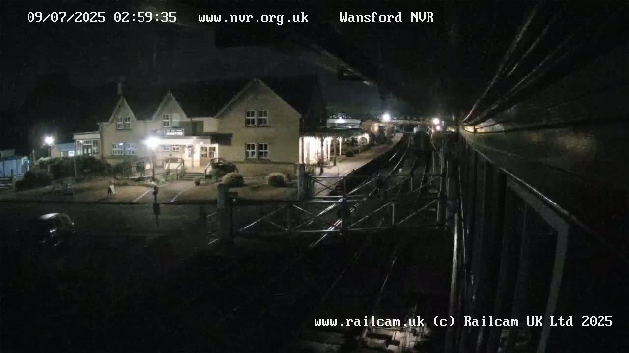 Peterborough, Nene Valley Railway- Orton Mere Station Live Cam -  City of Peterborough, Cambridgeshire, East, England, United Kingdom
